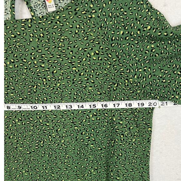 Bluesteel Women’s Brazilian Jungle Print Dress Size M Viscose Made In Brazil - Picture 4 of 8
